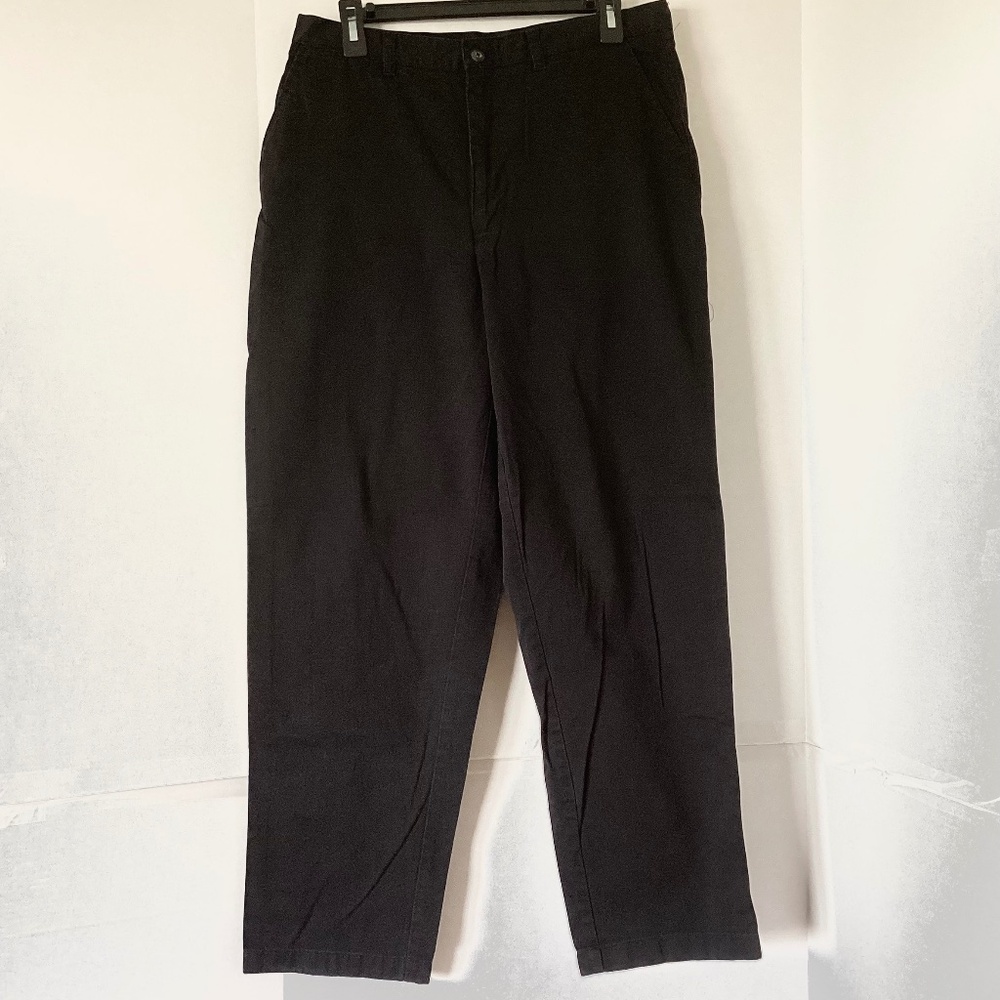 Classic Black Straight Leg Women's Pants